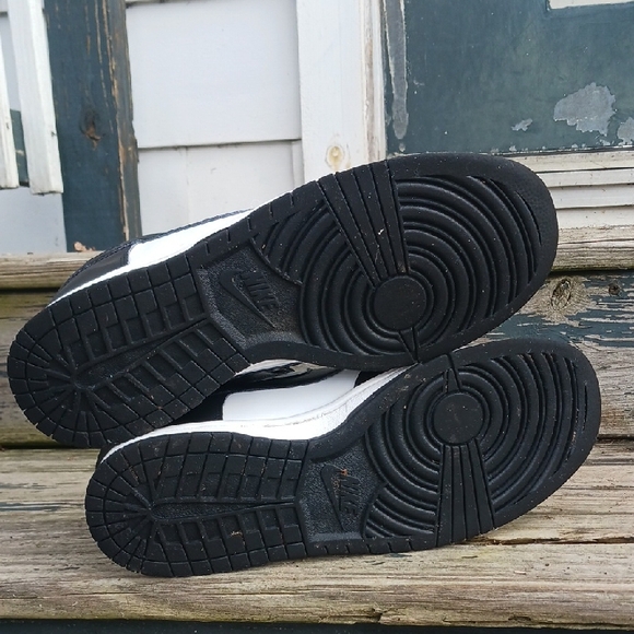 Nike Panda Dunk Black and White Low-Top Sneakers - Picture 5 of 6